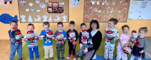 5.12. Odwiedziny w przedszkolu w Lyskach - Grupa Pszczółek