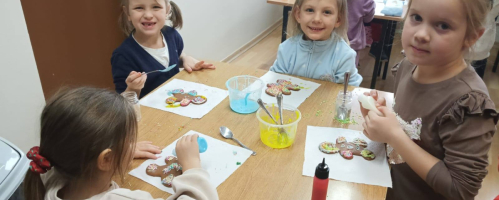 11.12.2025 Odwiedziny przedszkolaków z Lysek - Grupa Średniaków