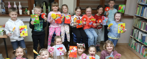 19.01.2026 Zajęcia plastyczne na Dzień Babci i Dziadka